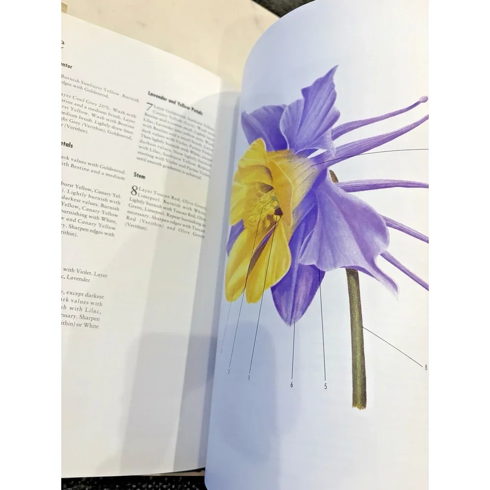 Creating Radiant Flowers In Colored Pencil by Gary Green Signed By Author Demos